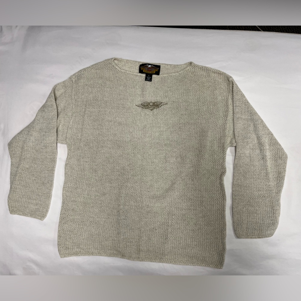 Harley Davidson woman’s cream colored large top. Vintage